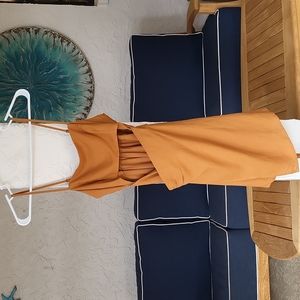 Forever 21 Wrap Strappy Cutout Dress